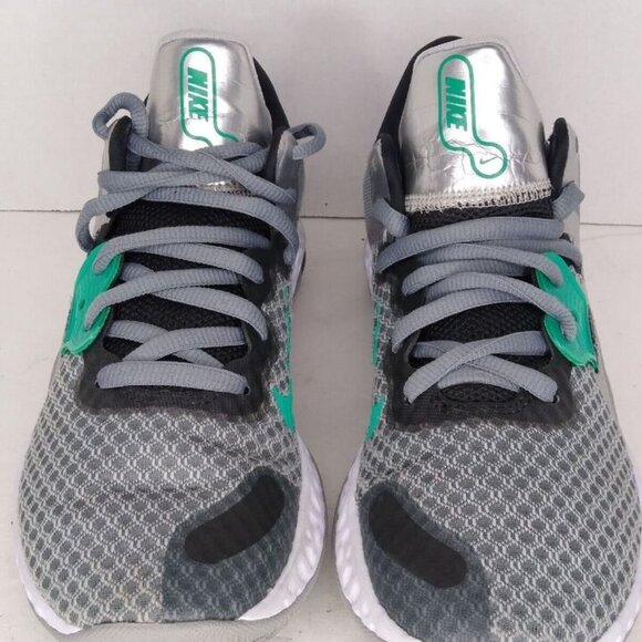 Nike Renew Elevate 2🔥New Basketball Grey Shoes Grey/Green FULL BOX CW3406-005 - Picture 4 of 11